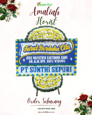 Papan Bunga Duka di Probolinggo