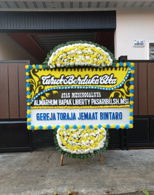 Papan Bunga Duka di Probolinggo