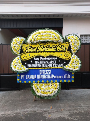 Papan Bunga Duka di Probolinggo