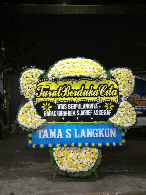 Papan Bunga Duka di Probolinggo