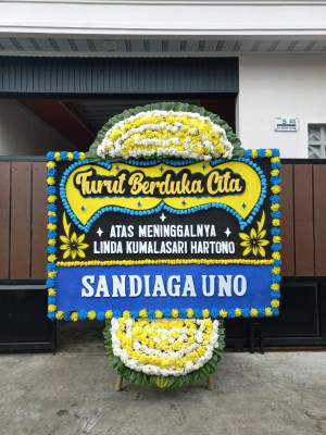 Papan Bunga Duka di Probolinggo